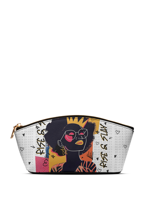 "Aina" Coconut White Eclipse Makeup Bag