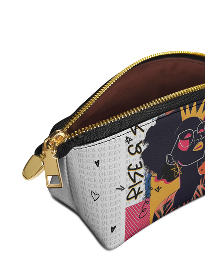 "Aina" Coconut White Eclipse Makeup Bag