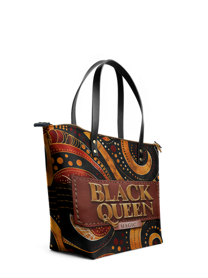 "Makeda" Leather Tote Bag