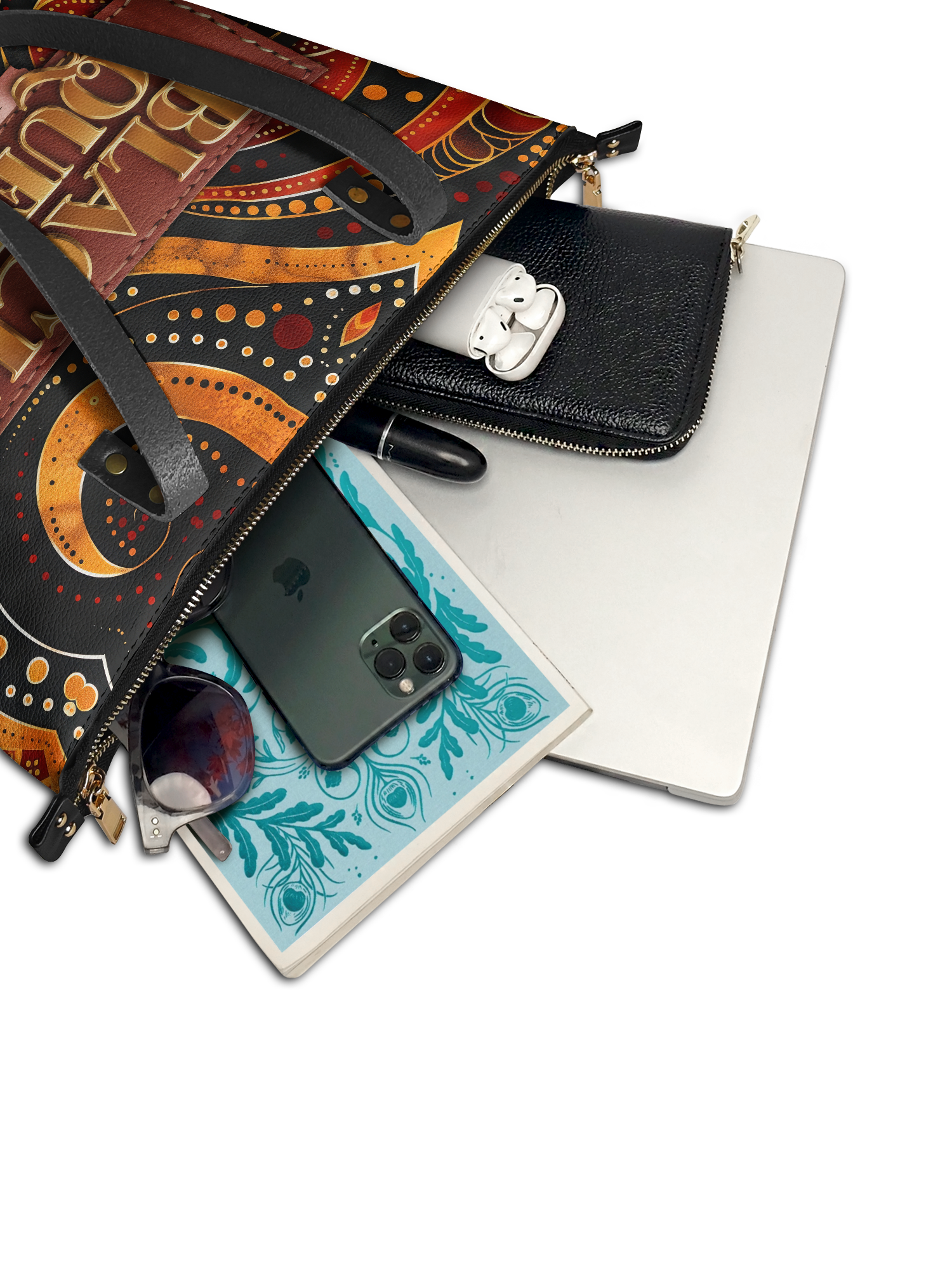 "Makeda" Leather Tote Bag