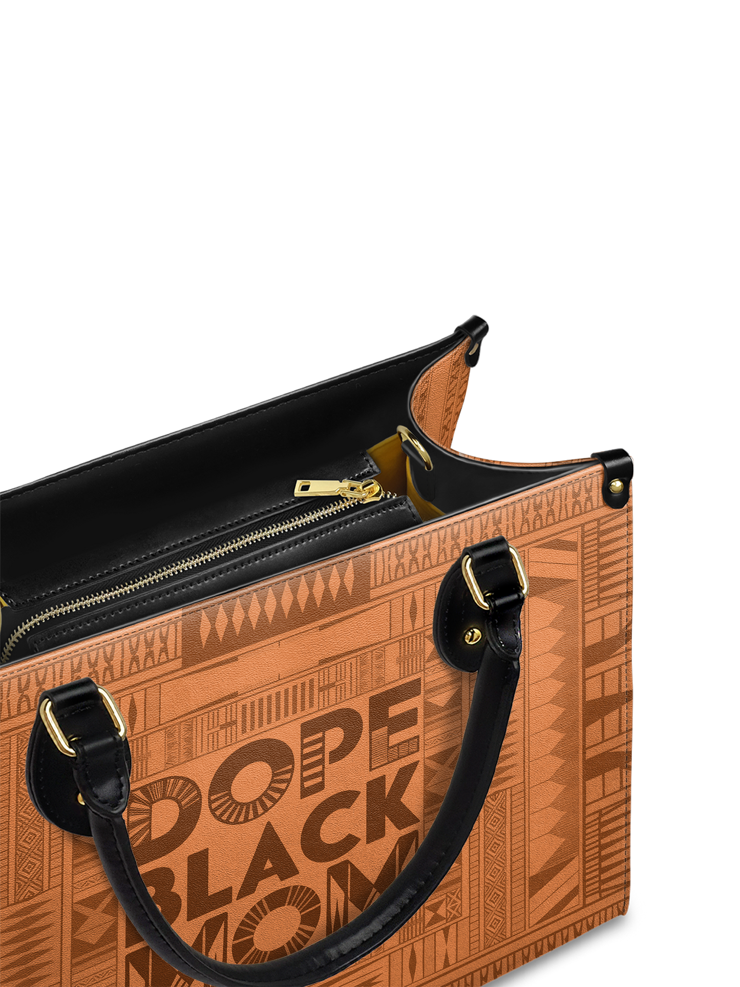 "Dope Black Mom" Leather Handbag