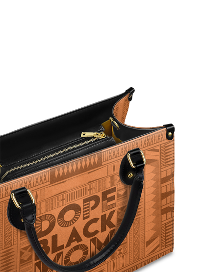 "Dope Black Mom" Leather Handbag