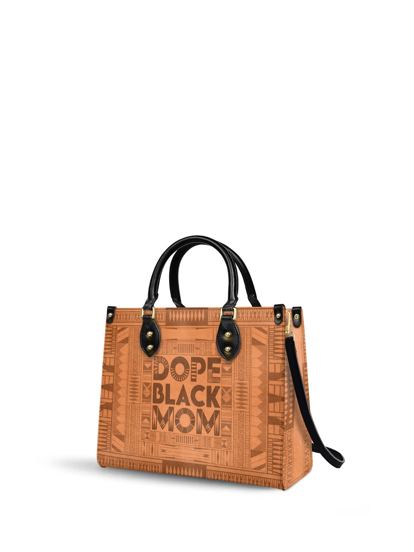 "Dope Black Mom" Leather Handbag