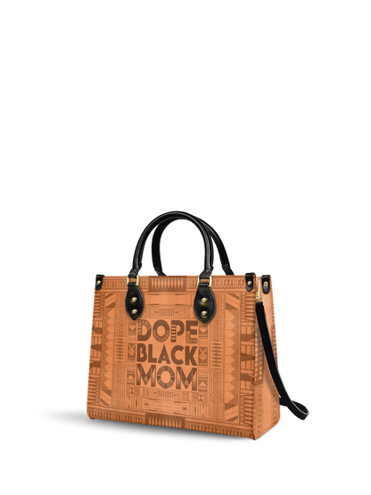 "Dope Black Mom" Leather Handbag
