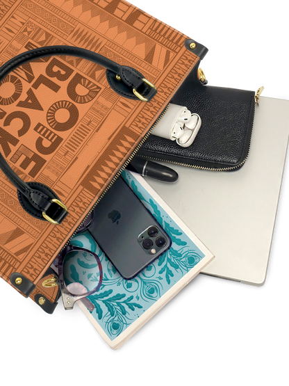 "Dope Black Mom" Leather Handbag