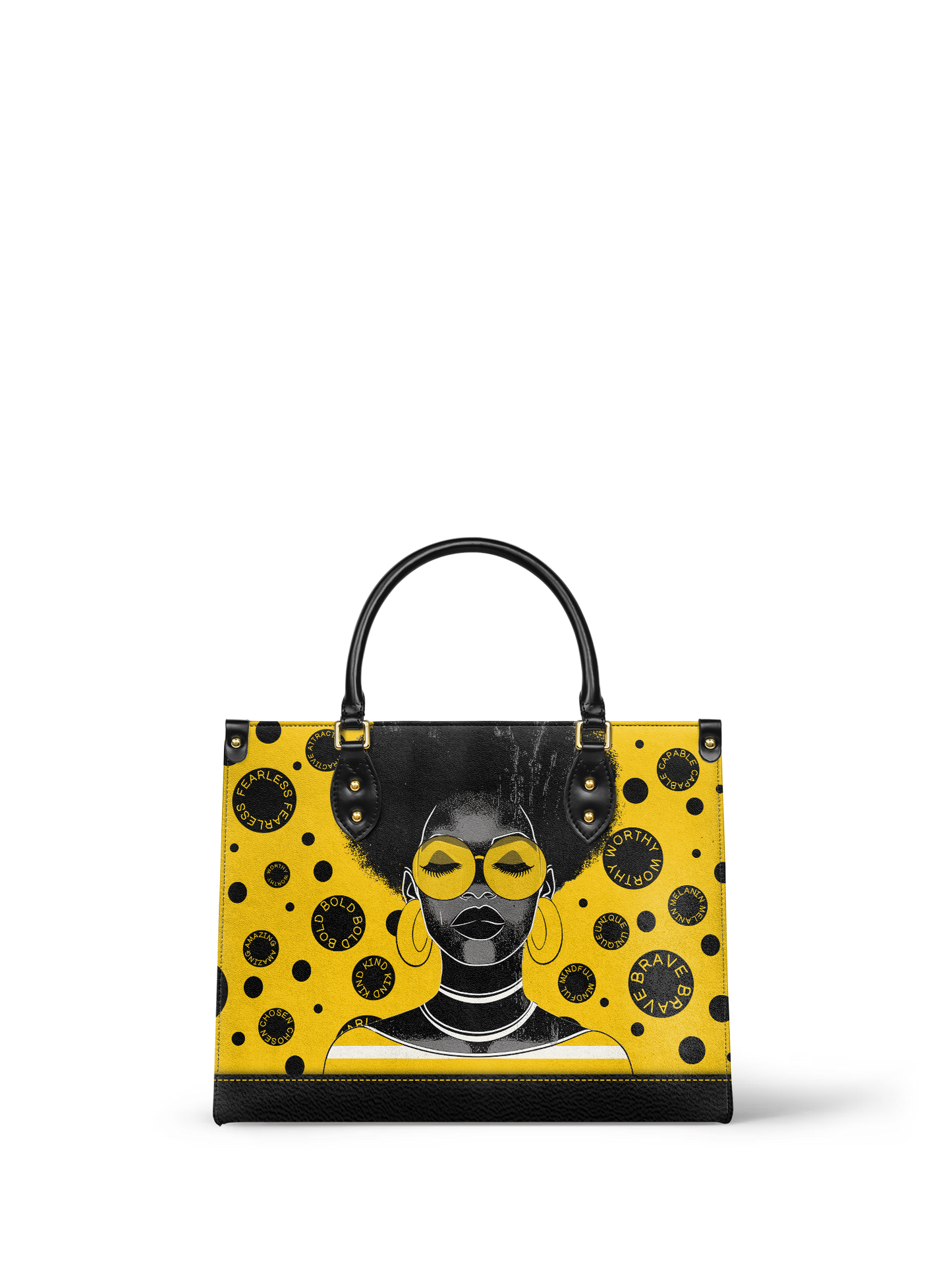 "Fahari" Marigold Pop Leather Handbag Deal