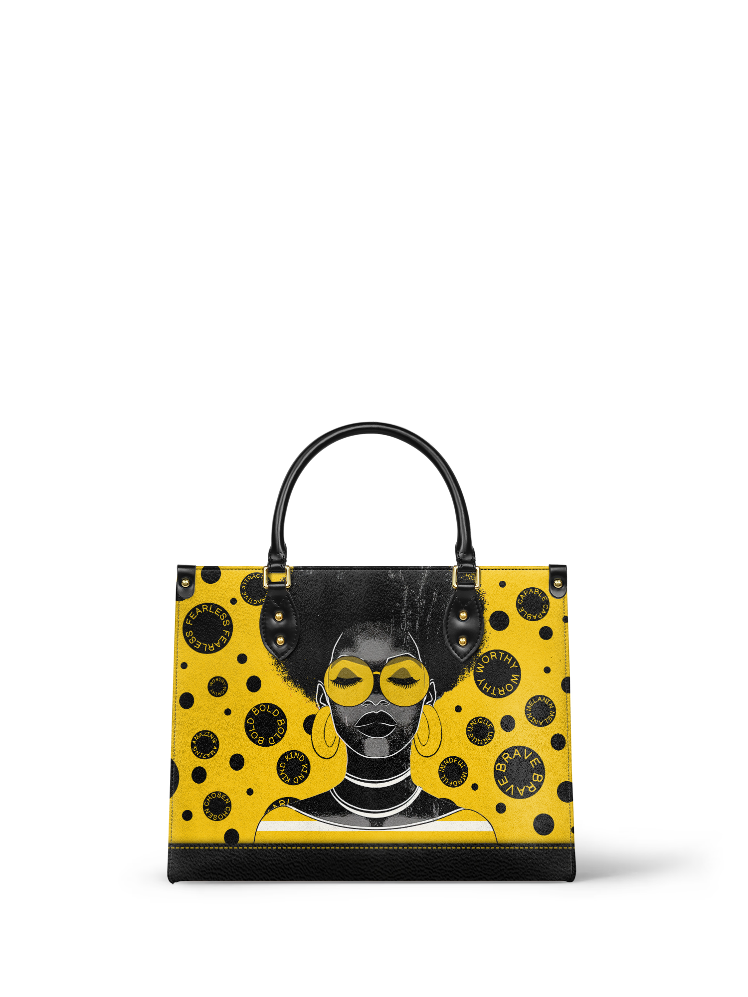 "Fahari" Marigold Pop Leather Handbag Deal