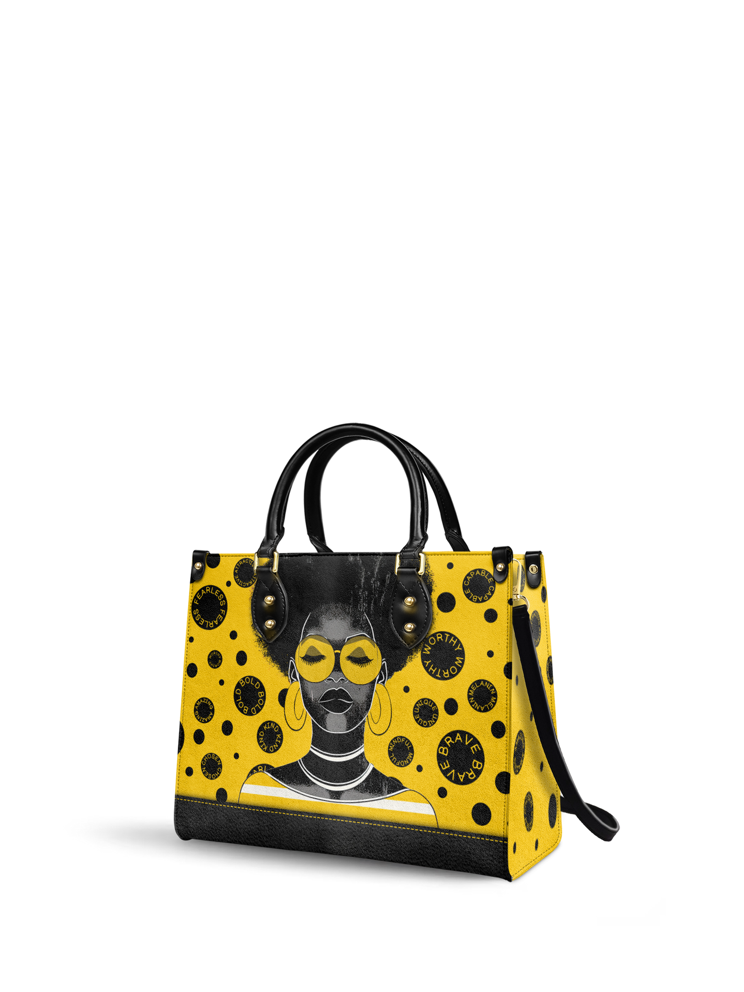 "Fahari" Marigold Pop Leather Handbag Deal