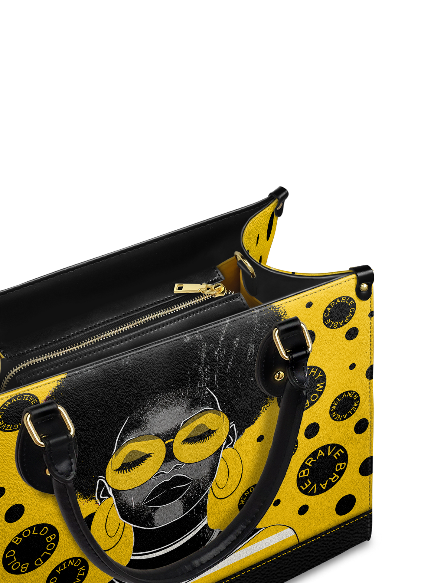 "Fahari" Marigold Pop Leather Handbag Deal