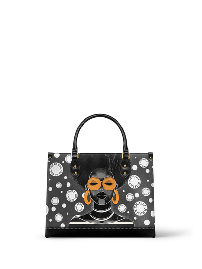 "Fahari" Monochrome Leather Handbag Deal
