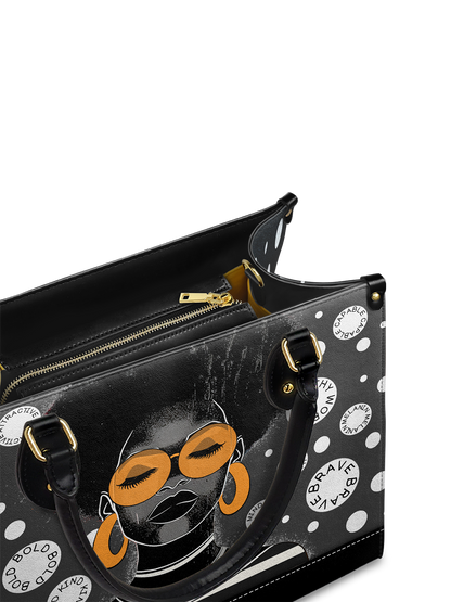 "Fahari" Monochrome Leather Handbag Deal