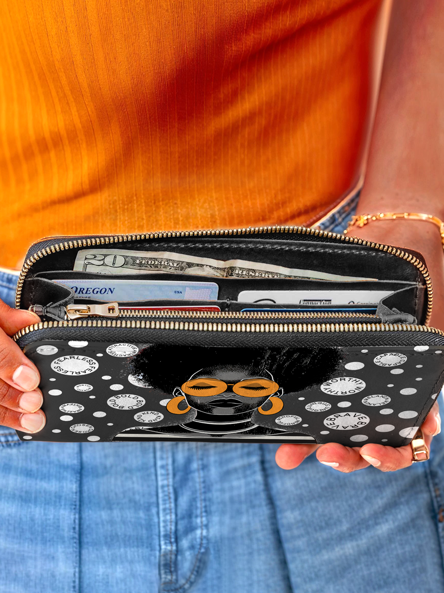 "Fahari" Monochrome Wallet