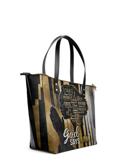 "Amara" Leather Tote Bag