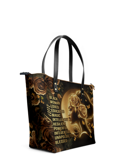 "Lumina" Leather Tote Bag