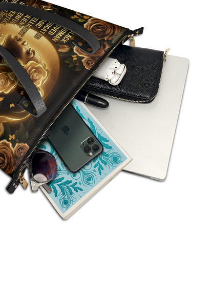 "Lumina" Leather Tote Bag