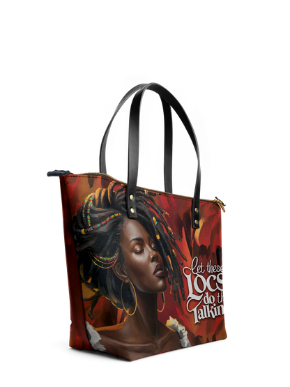 "Locella" Leather Tote Bag
