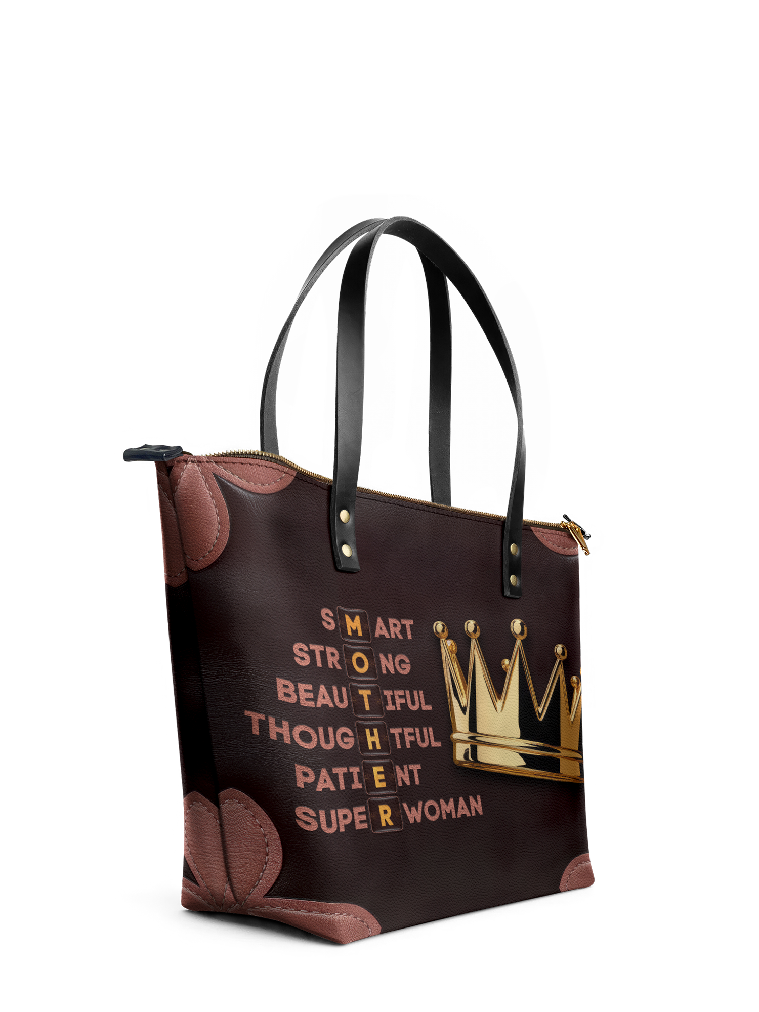 "Imarimom" Leather Tote Bag