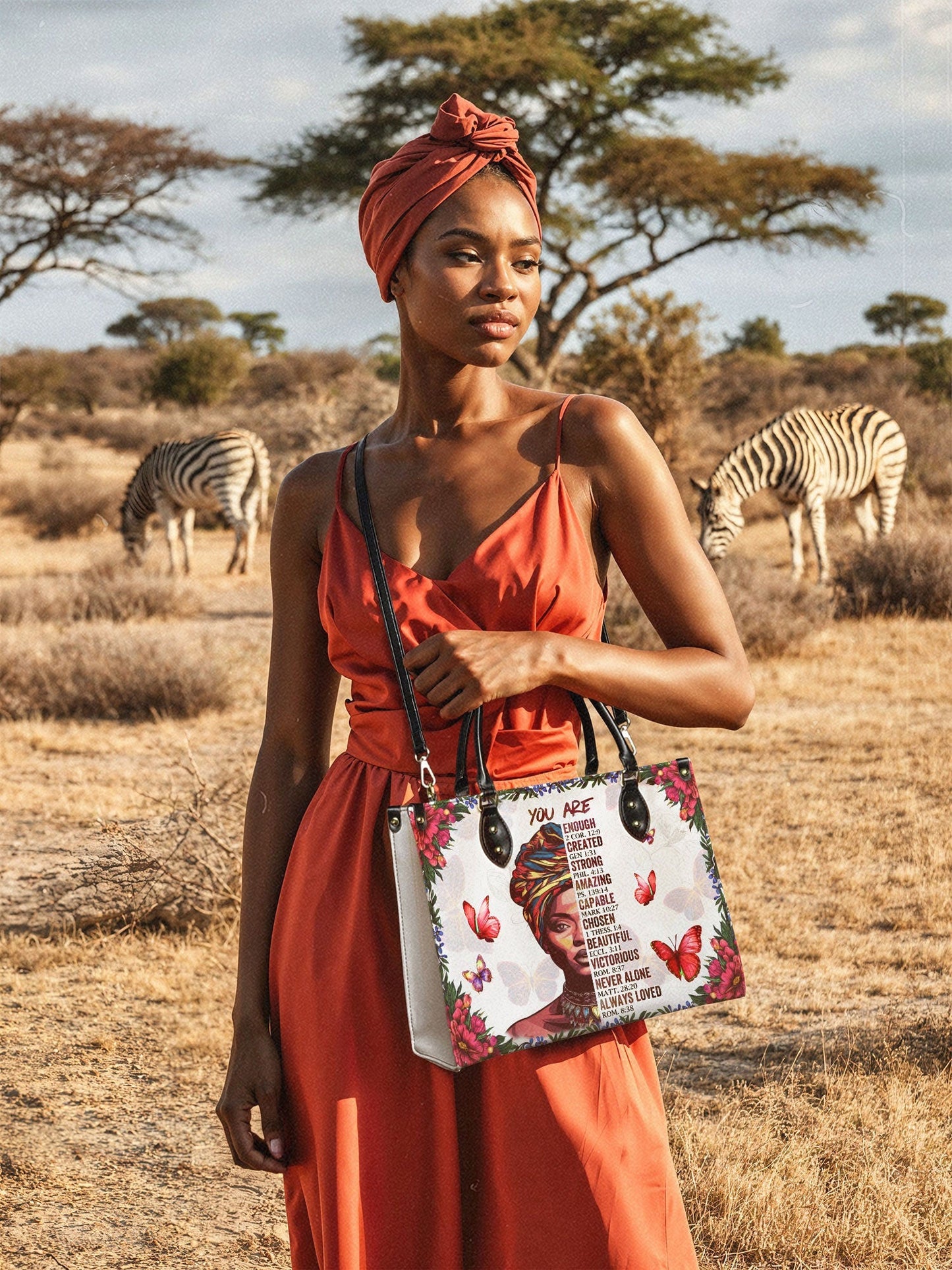 "Imani" Dove White Leather Handbag Deal