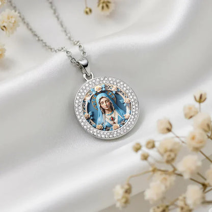  Blessed Virgin Mary Pendant Necklace