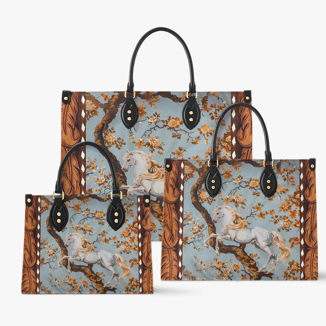  Leather Bag Equestrian Blossom
