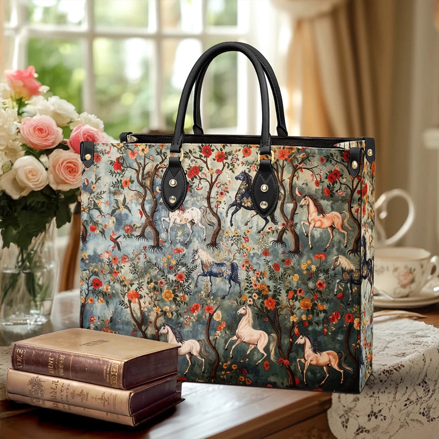  Leather Bag Mystical Steeds