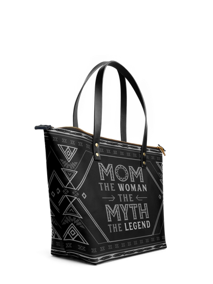 "Mamalore" Leather Tote Bag