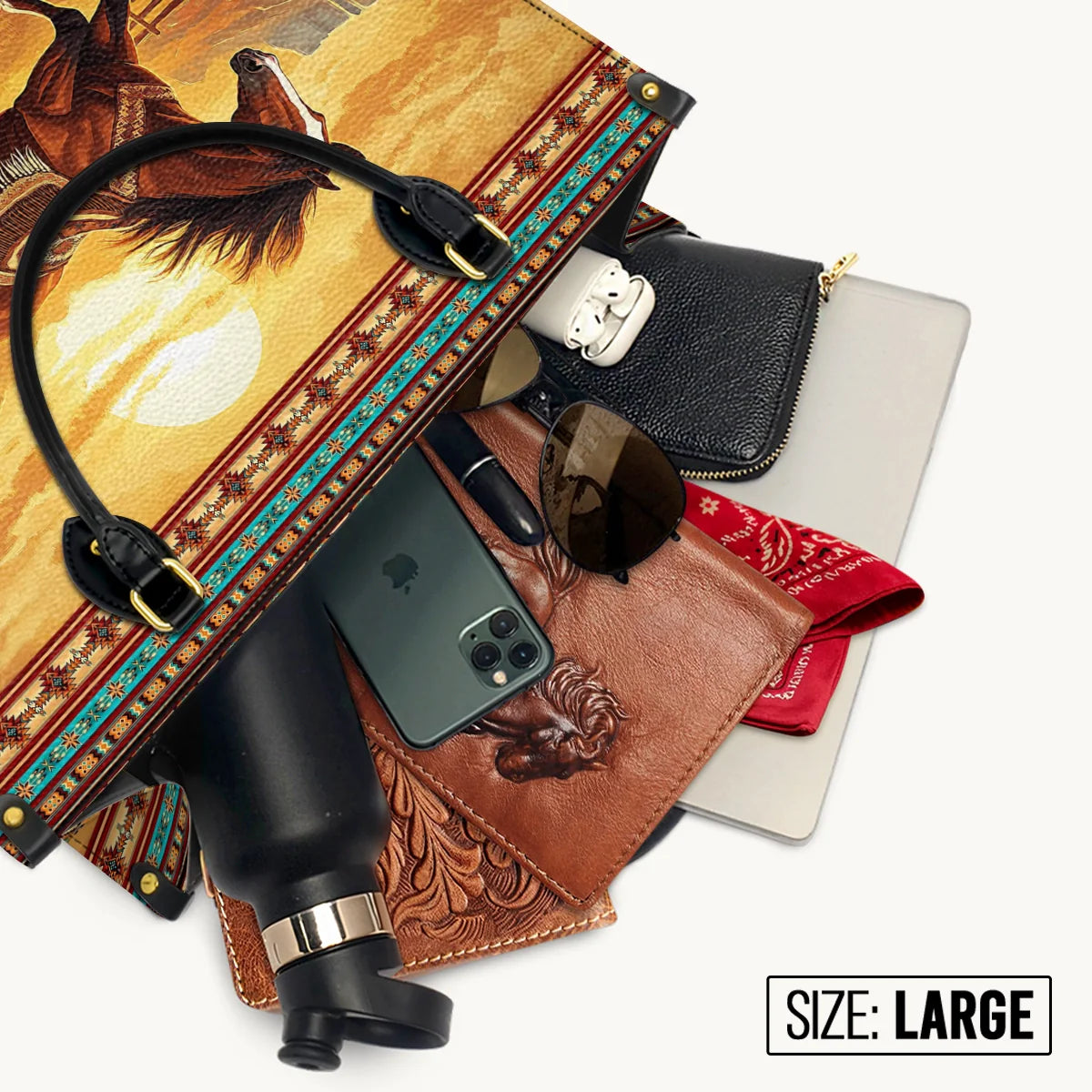  Spirit Horse Leather Bag