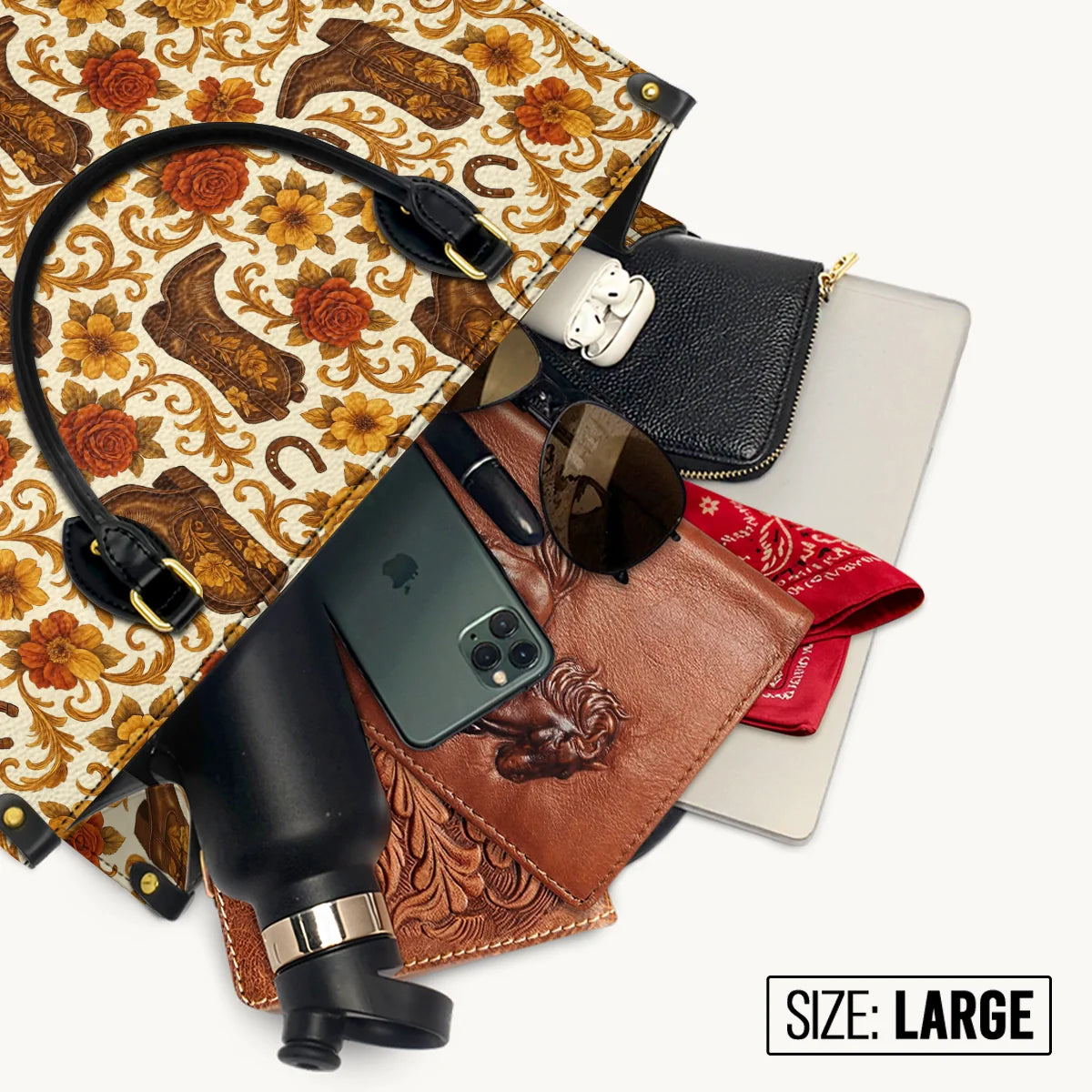  Blossom Boots Leather Bag