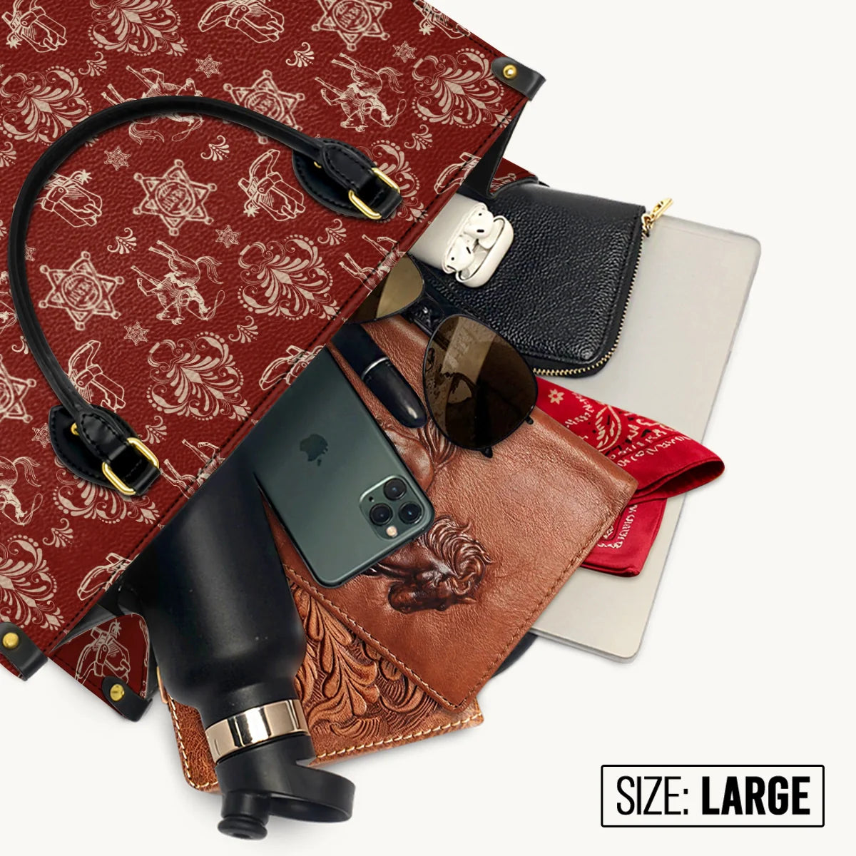  Rodeo Rouge Leather Bag