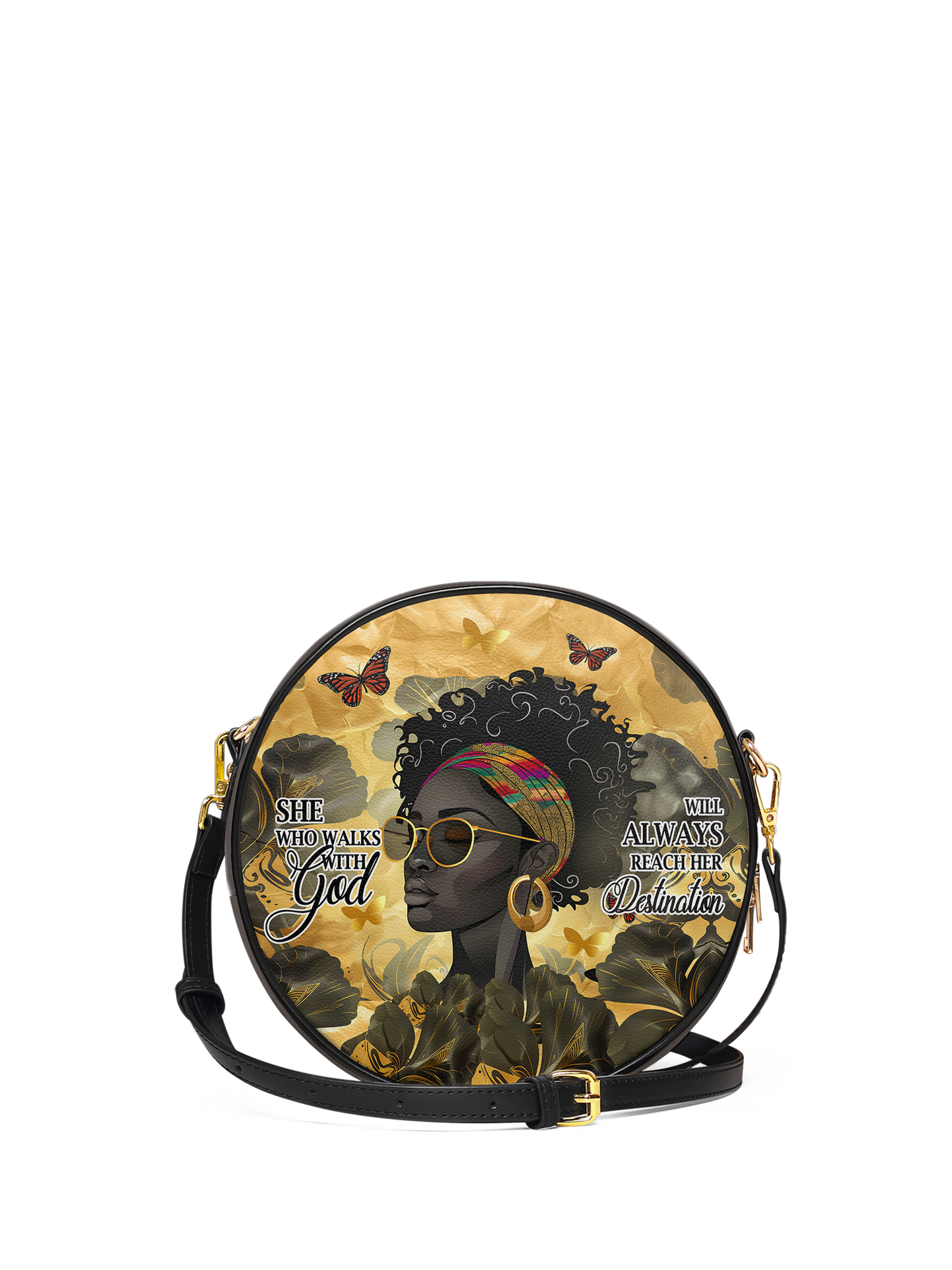 "Njia" Circle Crossbody Bag