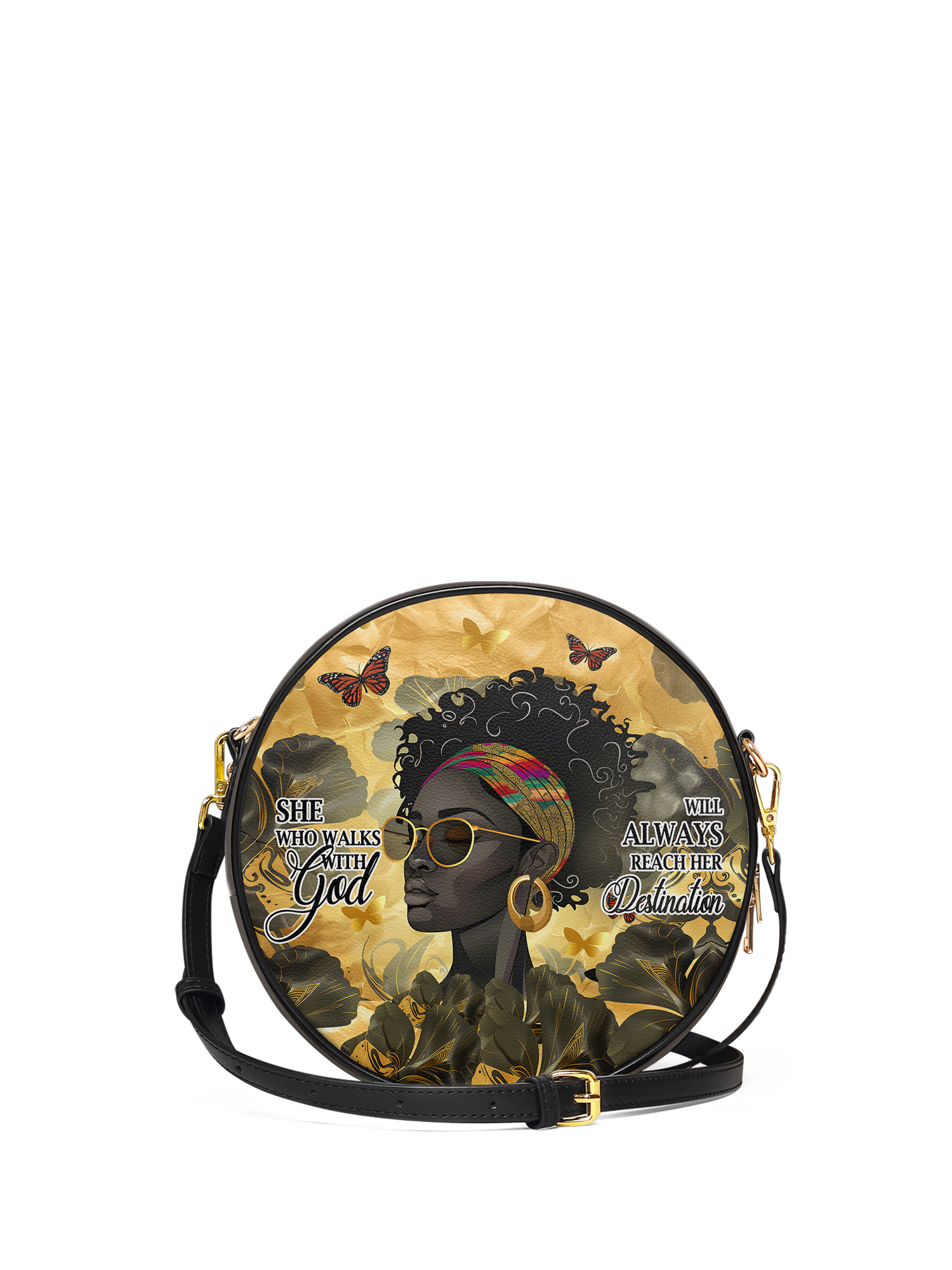 "Njia" Circle Crossbody Bag