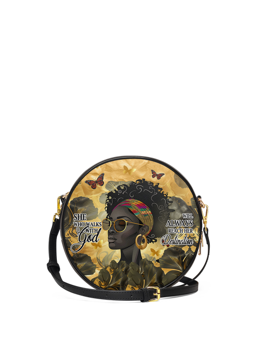 "Njia" Circle Crossbody Bag