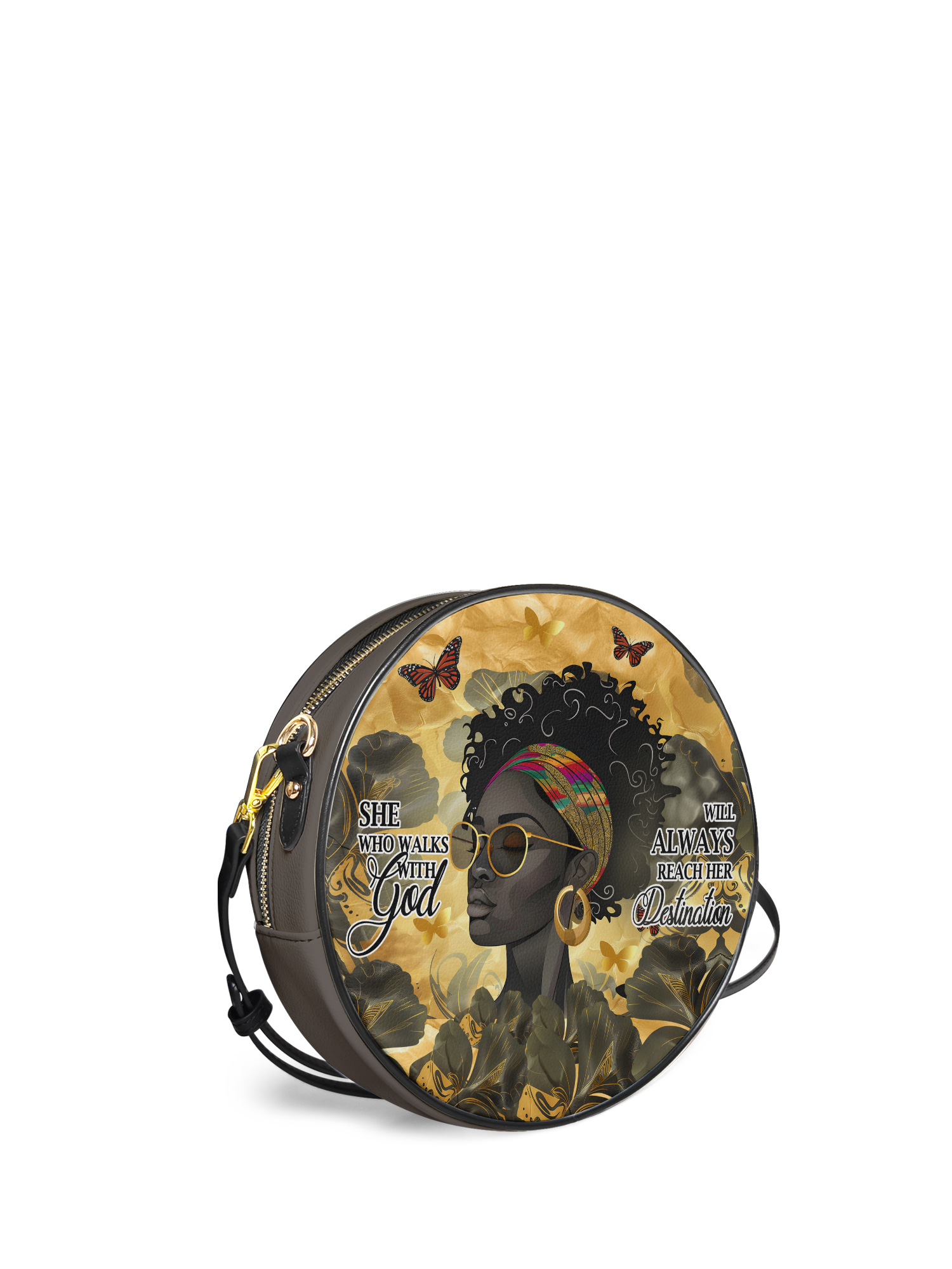 "Njia" Circle Crossbody Bag