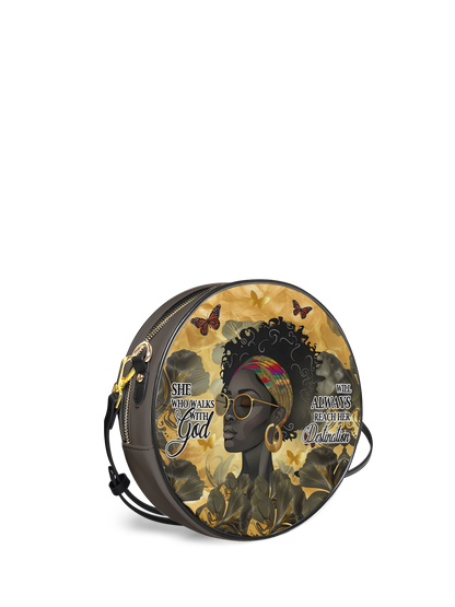 "Njia" Circle Crossbody Bag