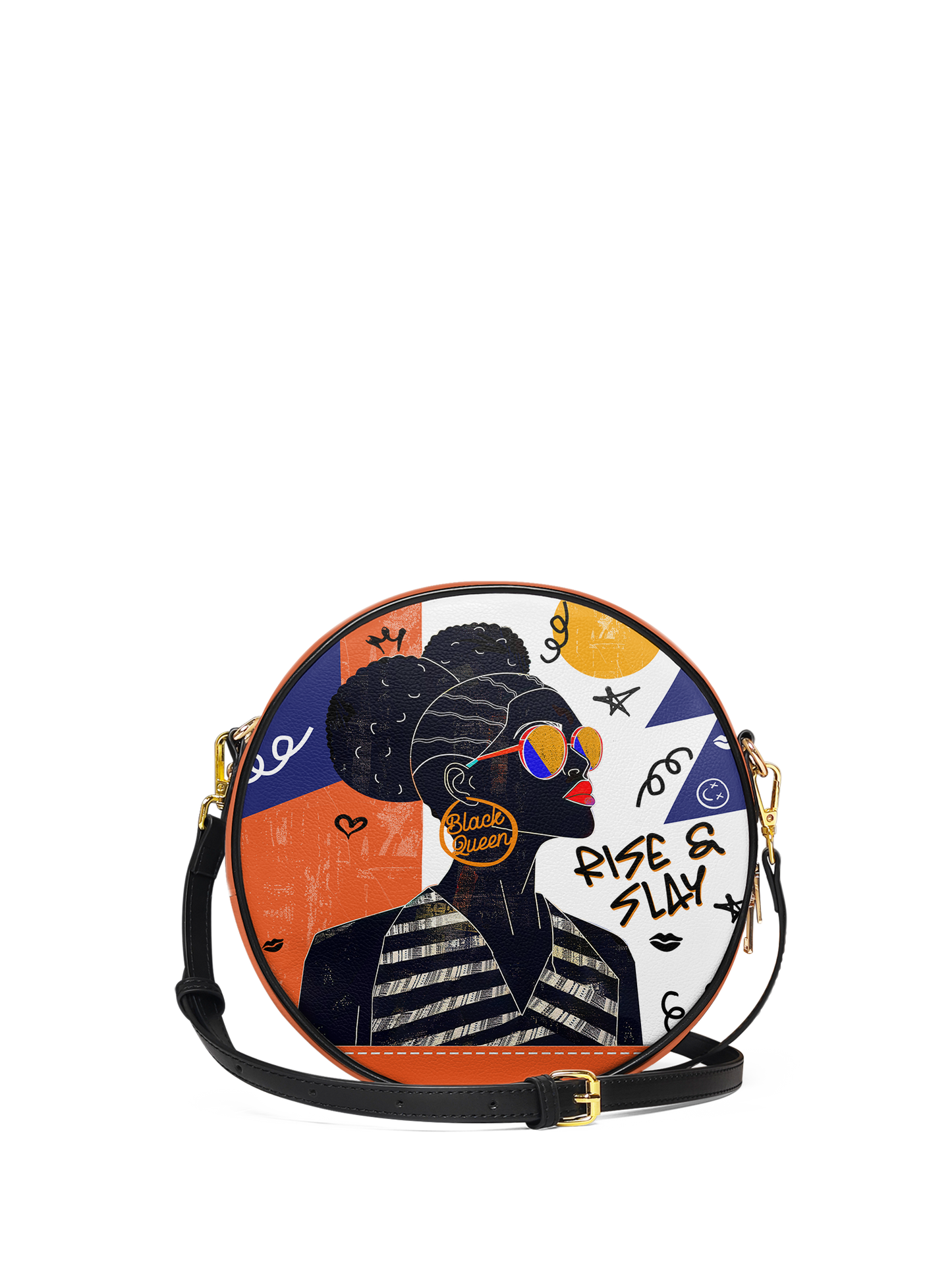 "Sanaa" Salt Pop Circle Crossbody Bag