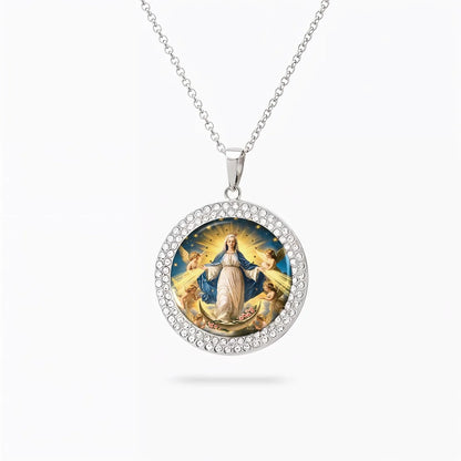 Necklace Heavenly Grace Medallion