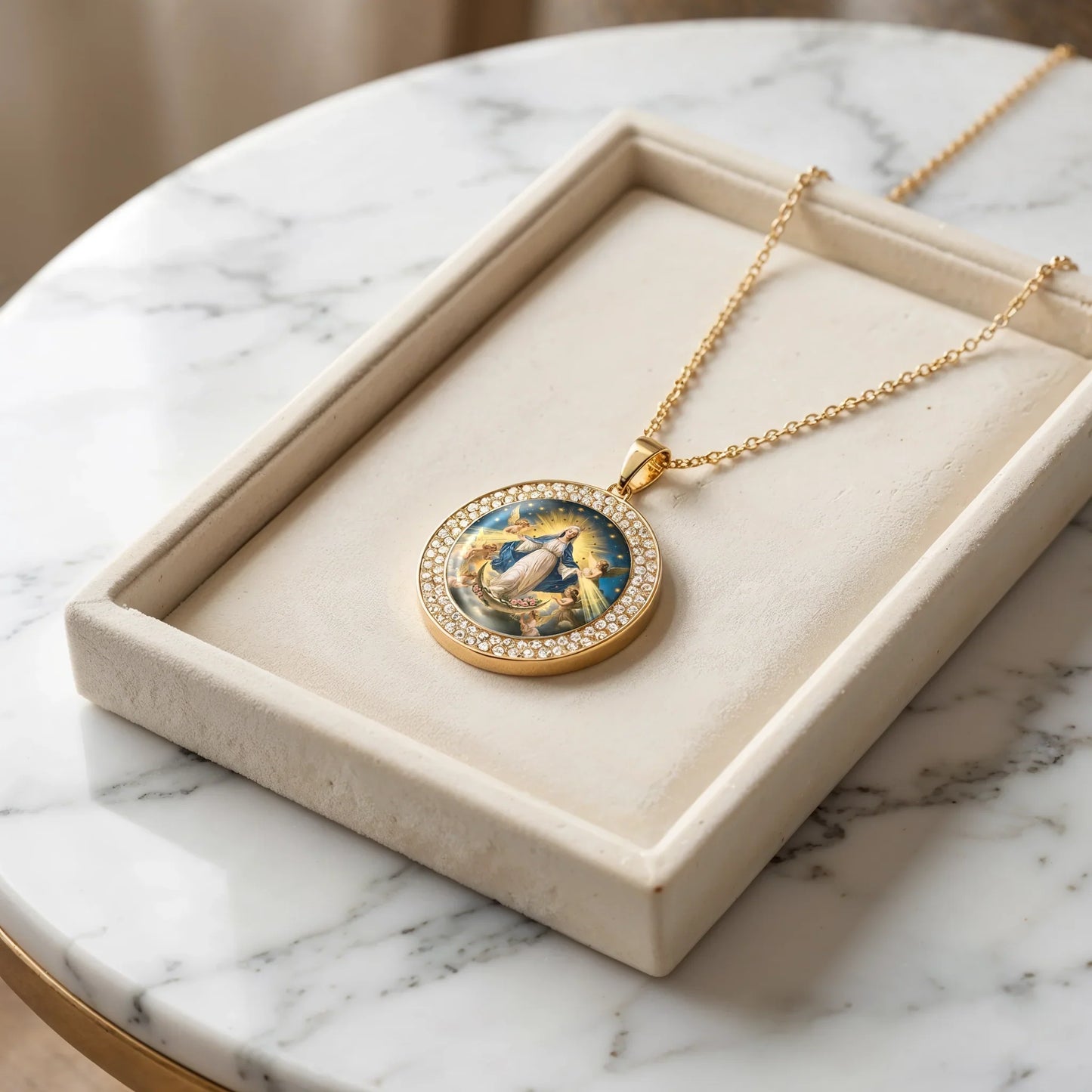  Necklace Heavenly Grace Medallion