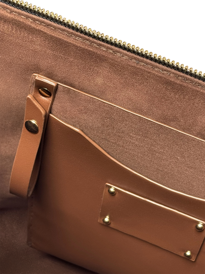 "AfroEssence" Leather Tote Bag