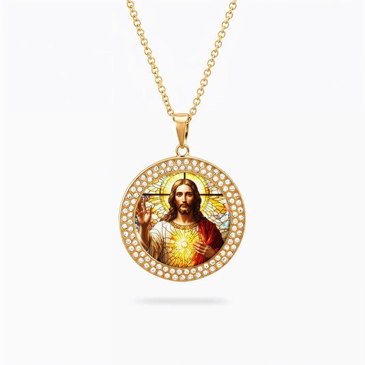  Necklace Sacred Heart of Jesus