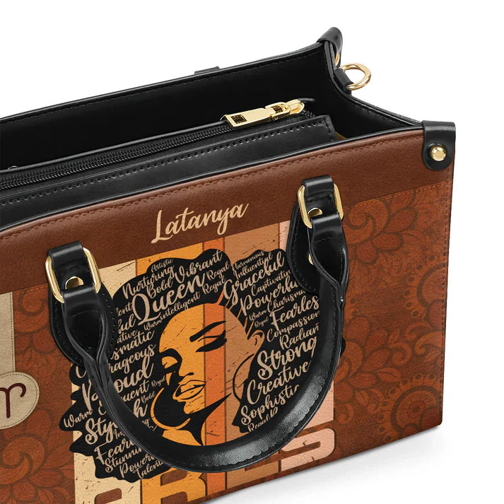  Horoscope Personalized Leather Bag